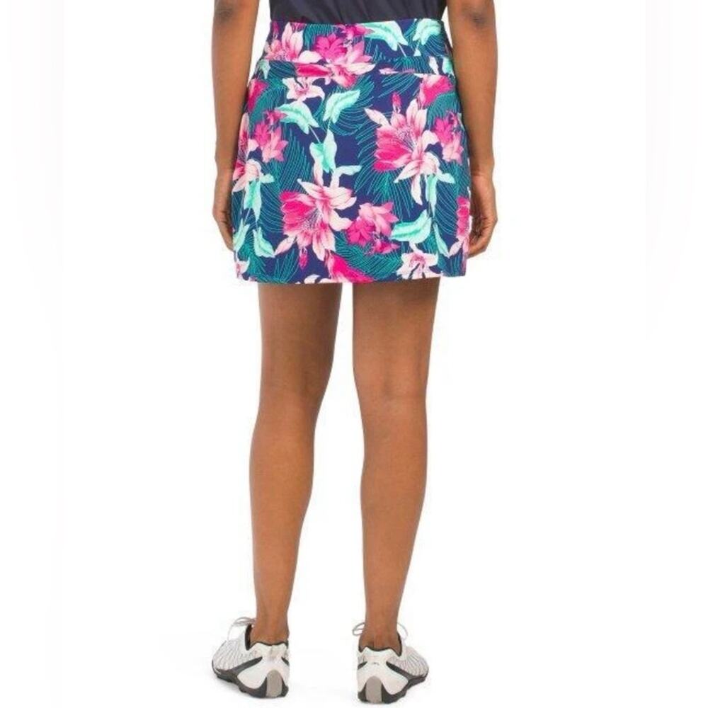 Tommy Bahama Racquet & Paddle Tropical Print UPF 50 Skort With Pockets Size XS - Picture 3 of 9